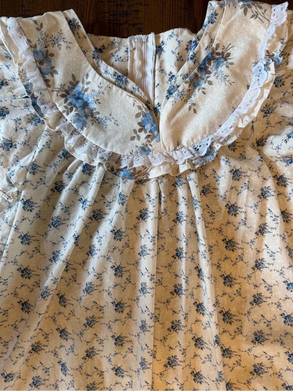 TROPICANA HAWAII VTG 60/70s Blue Floral Dress.